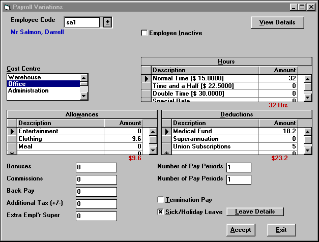 Data Entry